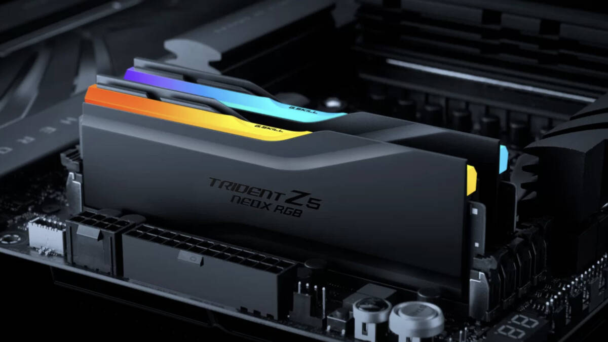 Компьютерная материнская плата Asus с памятью Trident Z5 DDR5 RGB