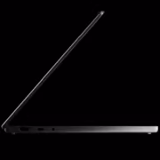 Ноутбук Lenovo с подсветкой Glowbar, боковой вид