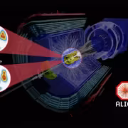 Диаграмма столкновений в CERN с кварк-глюонной плазмой