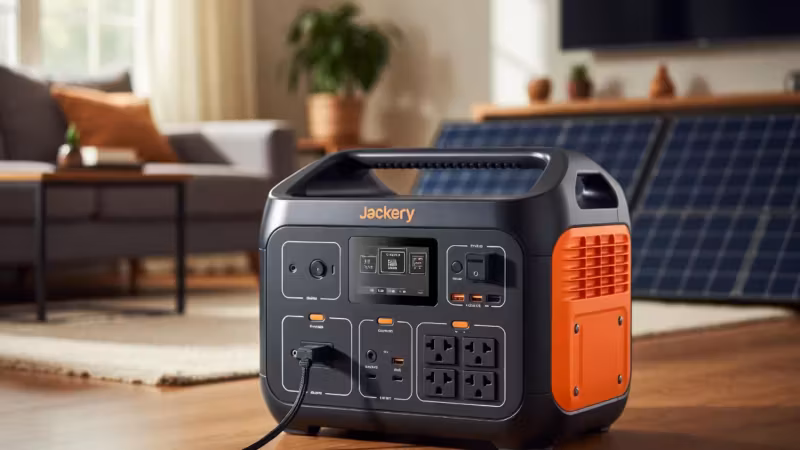 Сетевой инвертор Jackery с дисплеем и розетками