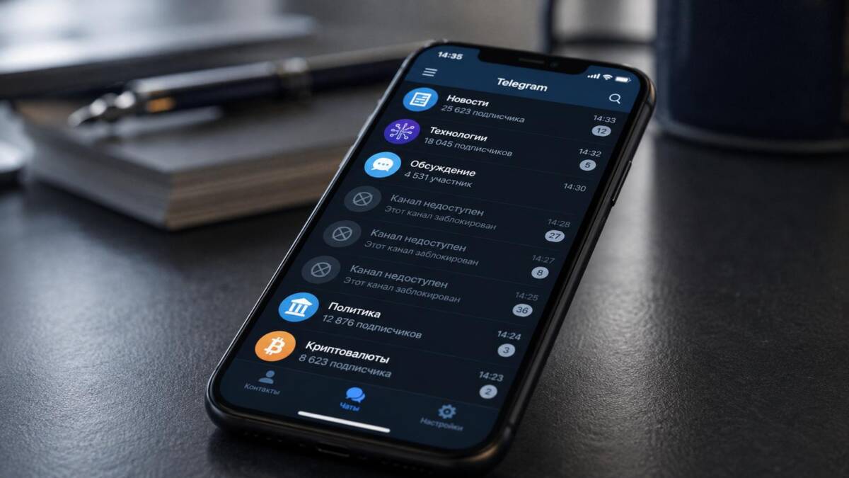 В Telegram за один день заблокировали более 100 тысяч групп и каналов