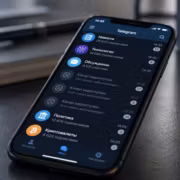 В Telegram за один день заблокировали более 100 тысяч групп и каналов 1 Телефон с приложением Telegram сообщения новости темы криптовалюты