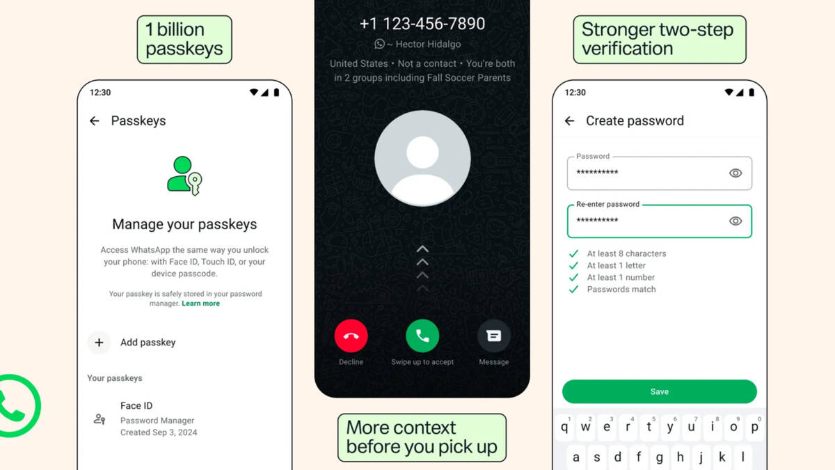 WhatsApp добавила несколько passkey для одного аккаунта и усилила защиту входа 1 WhatsApp добавила несколько passkey для одного аккаунта и усилила защиту входа