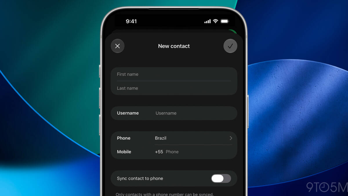 WhatsApp начал добавлять поле для username при создании новых контактов
