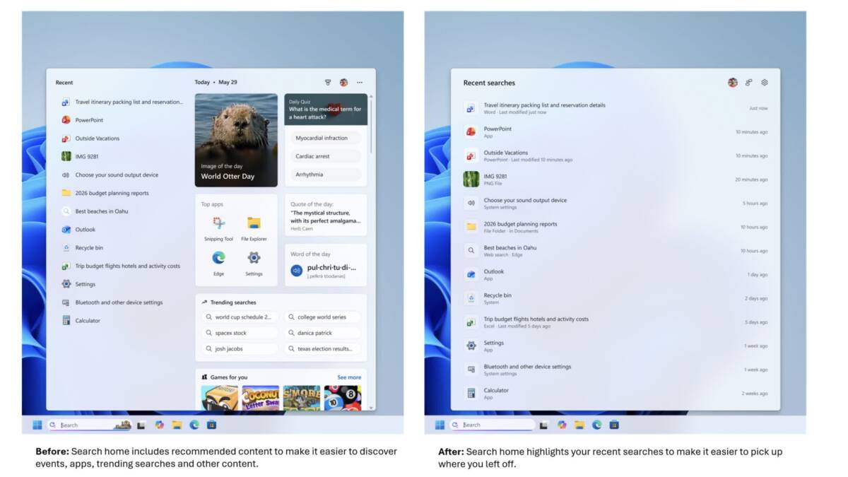 Windows 11 26H1 выйдет только на новых устройствах с Snapdragon X2 13 Обновлённый поиск Windows 11 для Snapdragon X2