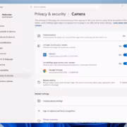 Настройки камеры Windows 11 для приватности и безопасности