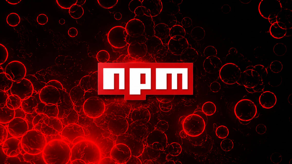 Хакеры используют зеркала npm для фишинговых страниц с капчей Cloudflare 3 Логотип npm на красном фоне с пузырями и названием
