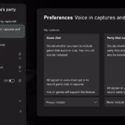 настройки голосового чата Xbox Запись чата и wishlist