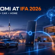 Представление Xiaomi IFA 2026 с автомобилем и смартфоном