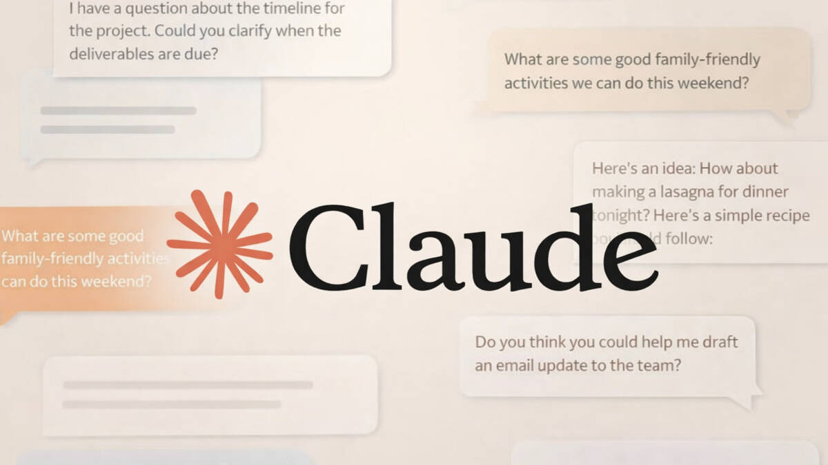 Размытый экран с чат-окнами и надписью Claude Marketplace