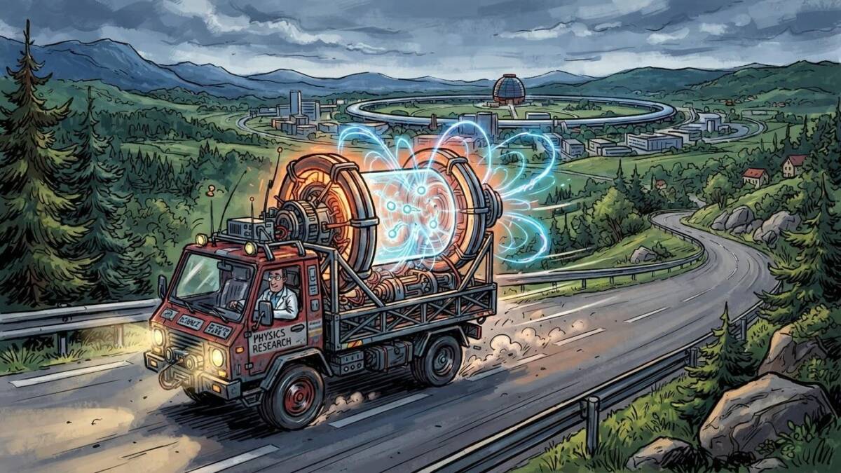 92 антипротона проехали 8 километров на грузовике в ловушке CERN 1 92 антипротона проехали 8 километров на грузовике в ловушке CERN