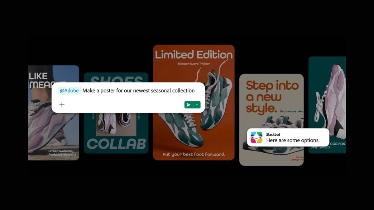 Adobe перенесла 70+ инструментов из Photoshop и Illustrator в Slack