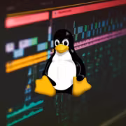 Экран ноутбука с кодом и графиками Linux баги