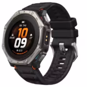 Hамбарная умные часы Amazfit T-Rex Dual Solar дисплей и ремешок