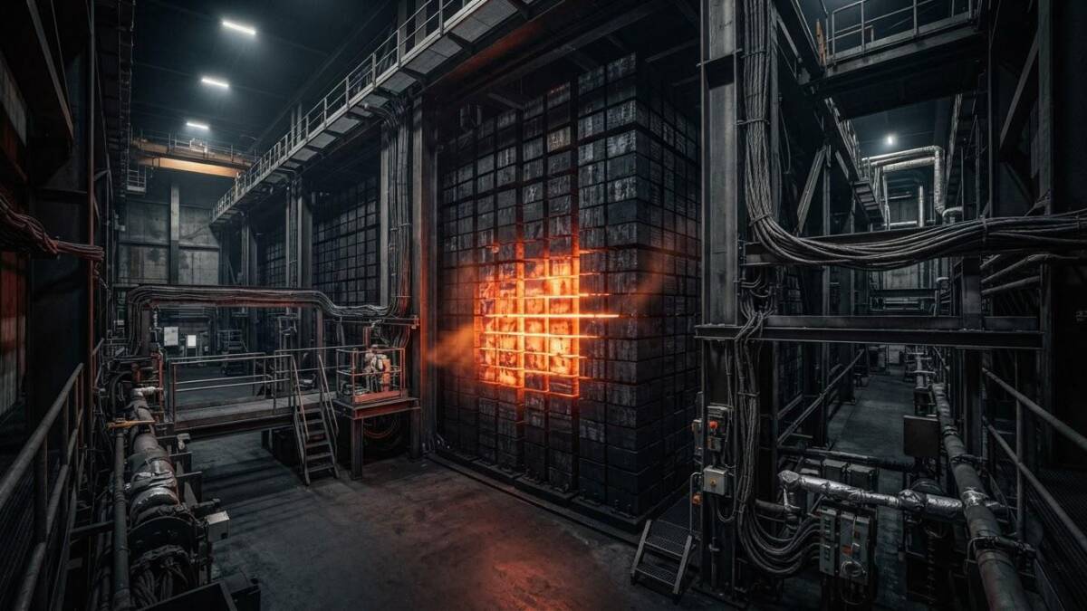 Antora хранит электричество в раскалённых углеродных блоках вместо лития