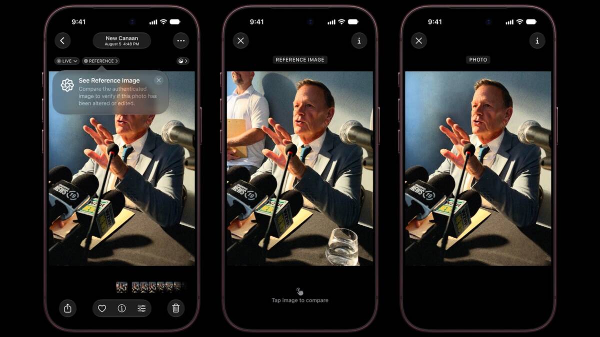 Apple добавила способ доказать, что фото с iPhone 18 не сгенерировано ИИ 1 Apple добавила способ доказать, что фото с iPhone 18 не сгенерировано ИИ