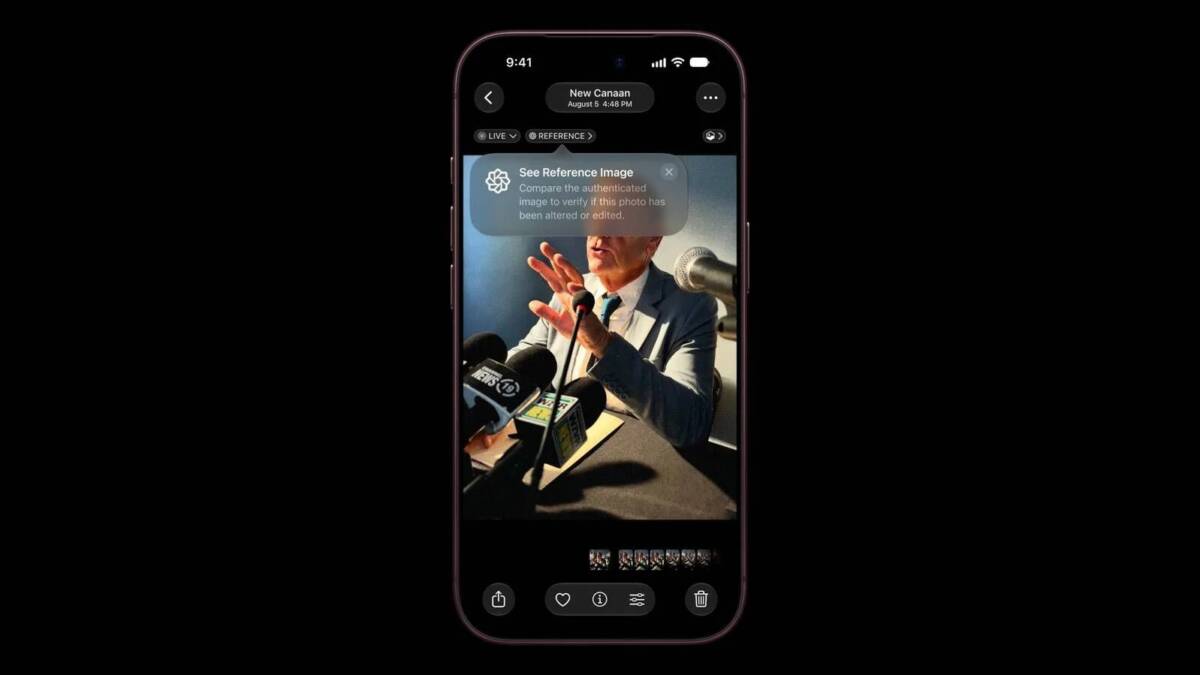 Apple научила iPhone 18 Pro подтверждать подлинность фото