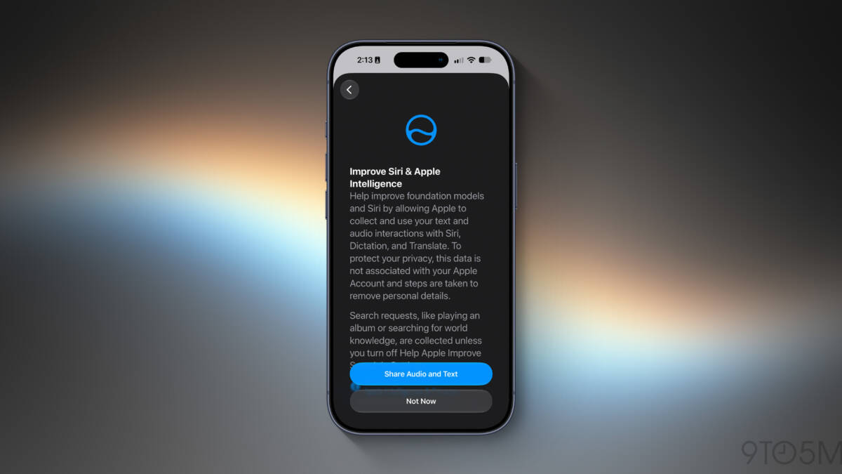 Apple сможет обучать базовые модели на данных Siri, но только с согласия