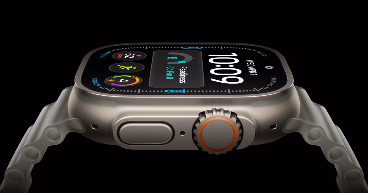 Apple показала Apple Watch Ultra 4 с датчиком сердца и батареей на 45 часов