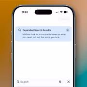 Apple представила iOS 27 с Siri AI и новыми функциями доступности 4 Экран iPhone с открытым приложением поиска в iOS 27