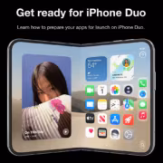 Apple разместила ресурсы для iPhone Duo для разработчиков 2 Экран iPhone Duo с несколькими окнами и приложениями