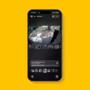 Модель iPhone с приложением камеры и видео