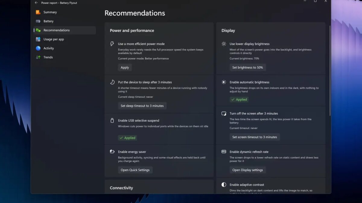 Battery Flyout стал нативным для Windows 11 и получил новый набор функций