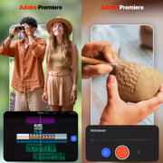Мобильное приложение Adobe Premiere для Android интерфейс монтаж видео