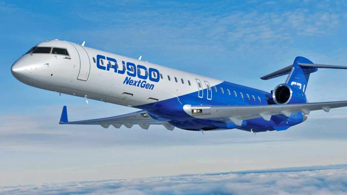 Самолет Bombardier Global 5500 и 6500 в полёте