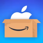 Коробка с улыбкой и логотипом Apple внутри