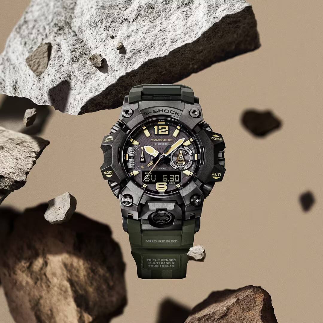 Глубоководные часы G-Shock Mudmaster с черным корпусом