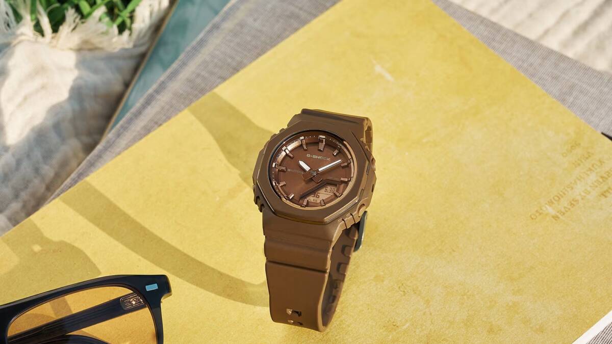 Casio выпустила компактные G-Shock GMA-P2110B за ₹9 195 в Индии 8 Коричневые часы Casio G-Shock GMA-P2110B