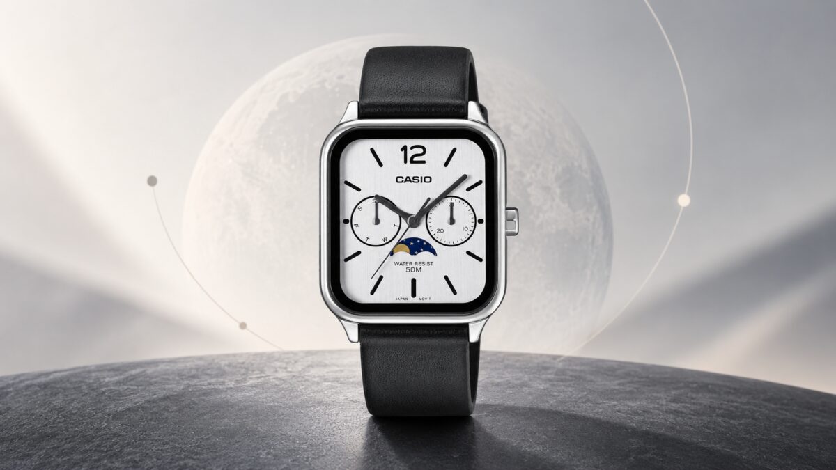 Casio выпустила в США аналоговые часы с фазами Луны и серебристым циферблатом 1 Casio выпустила в США аналоговые часы с фазами Луны и серебристым циферблатом
