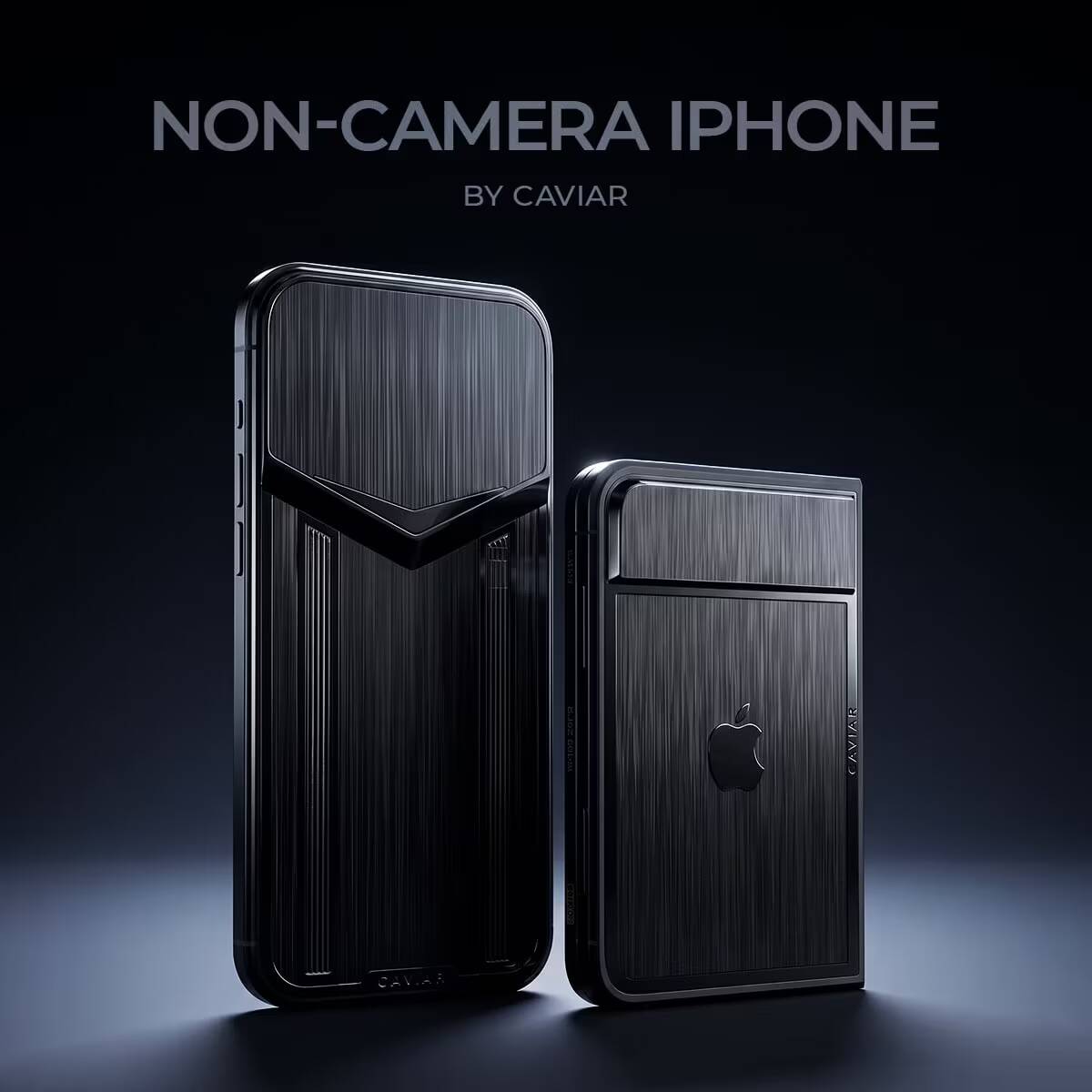 Caviar убрала камеры у iPhone 18 Pro и iPhone Duo в коллекции Black Edition 1 Варианты оформления iPhone 18 Pro и iPhone Duo от Caviar