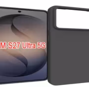 Чехлы для Galaxy S27 Ultra намекнули на три камеры в основном блоке 5 Чехол для Galaxy S27 Ultra черный без камеры