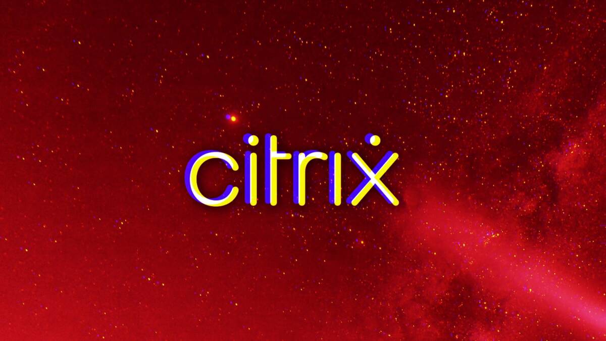 Через уязвимость Citrix NetScaler хакеры получили root-доступ и проникли во внутренние сети 4 Логотип Citrix на красном фоне с звёздами и космическим эффектом