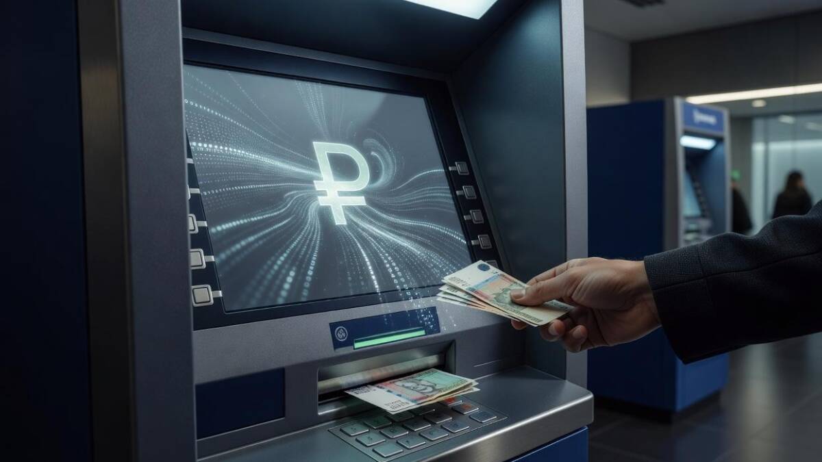 Цифровой рубль свяжут с банкоматами для снятия наличных