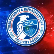 Логотип CISA и сеть с компьютерными соединениями Zyxel