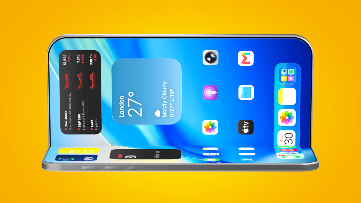 Смартфон iPhone Ultra и iPhone 18 Pro иконки экран