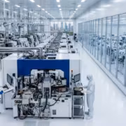 Лабораторные работники с DUV-литографами ASML в чистой комнате