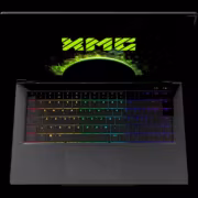 Игровой ноутбук XMG с RGB-клавиатурой