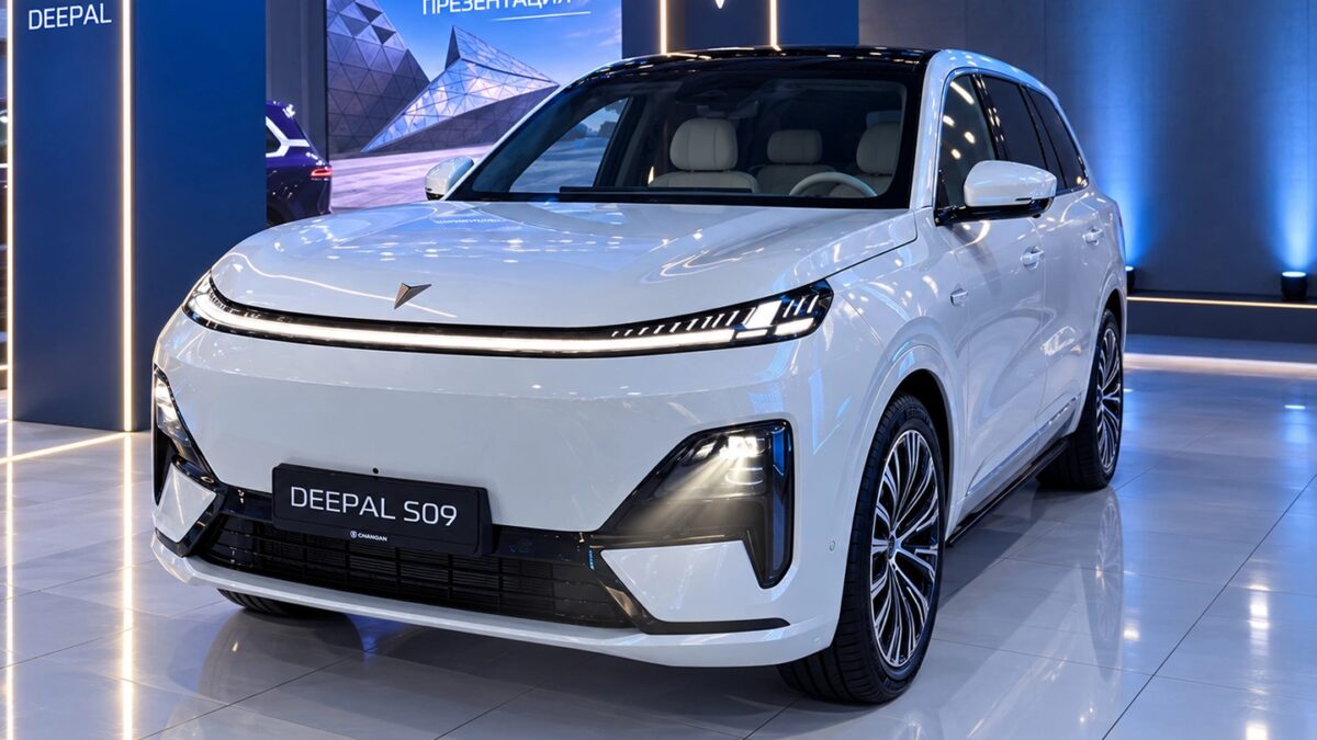 Deepal S09 вышел в России с запасом хода более 1000 км 5 Электромобиль Deepal S09 на выставке в России