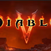 Diablo V выйдет весной 2029 года в падшем Санктуарии 1 Логотип Diablo 5 горящие буквы в огненном фоне