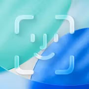 Патенты Face ID на фоне синего и зеленого