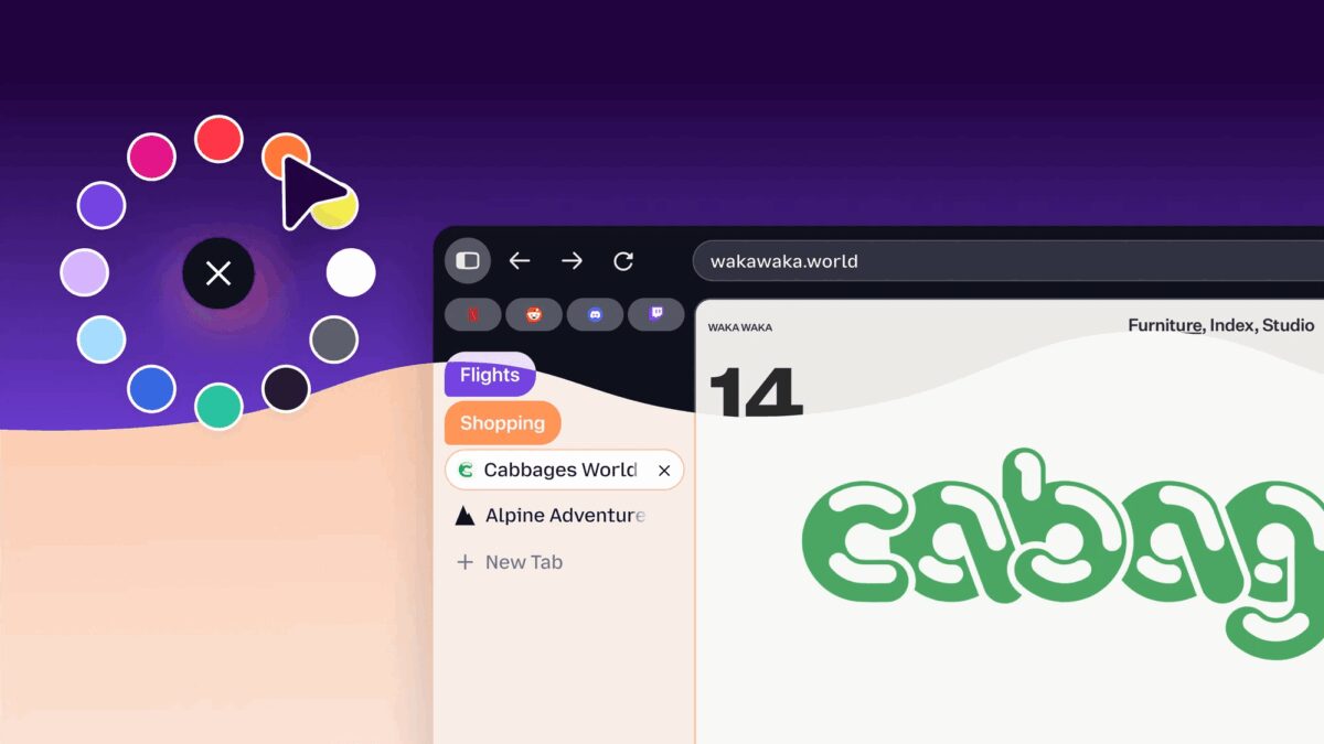 Firefox 157 вернул компактный режим и обновил оформление браузера 5 Настройки браузера Firefox 157 с цветным кругом и закладками