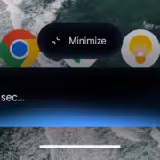 Overlay Gemini на Android с кнопкой свернуть в пузырь Nexus