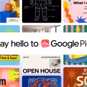 Диалоговое окно сообщение Google Pics с логотипом и кнопкой