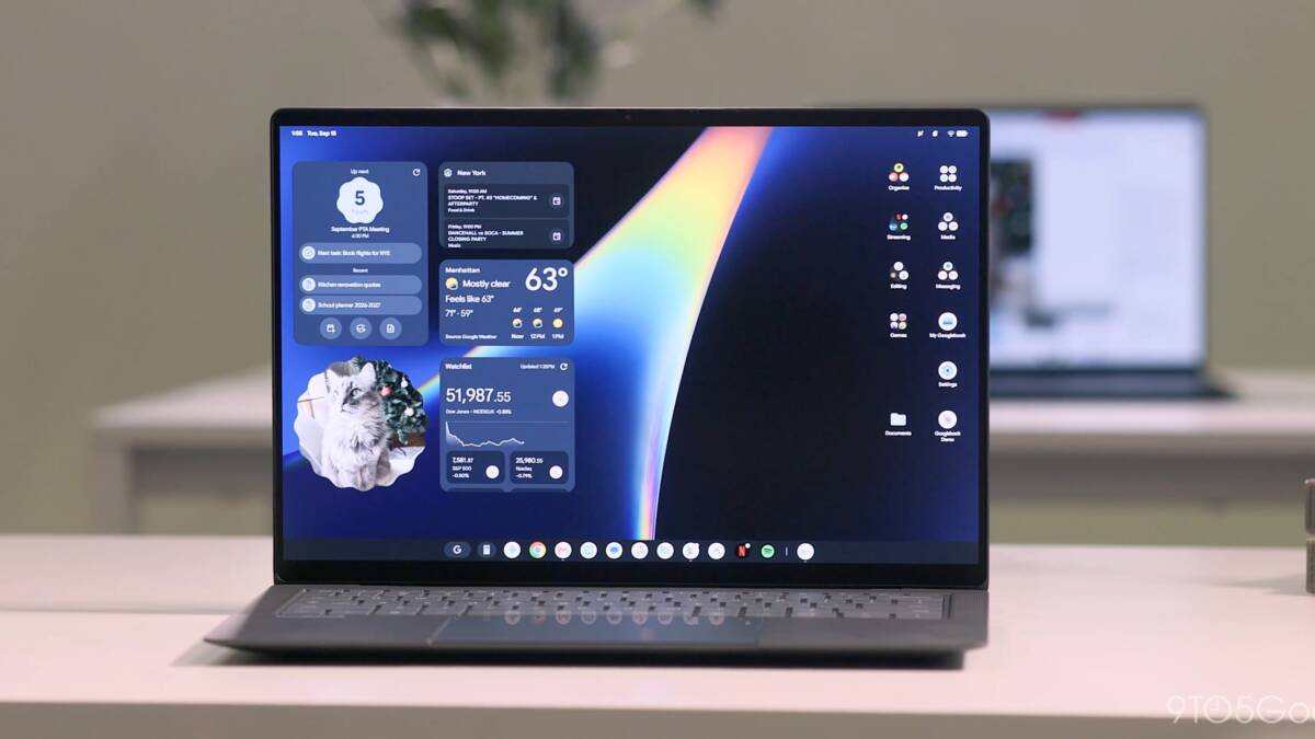 Google назвала 2034 год сроком окончания обновлений ChromeOS и обещает перевести часть Chromebook 4 Ноутбук Chromebook с открытым экраном и рабочим столом