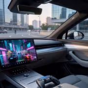 Автомобиль внутренняя часть устройство Android Auto Google разрешила игры на парковке