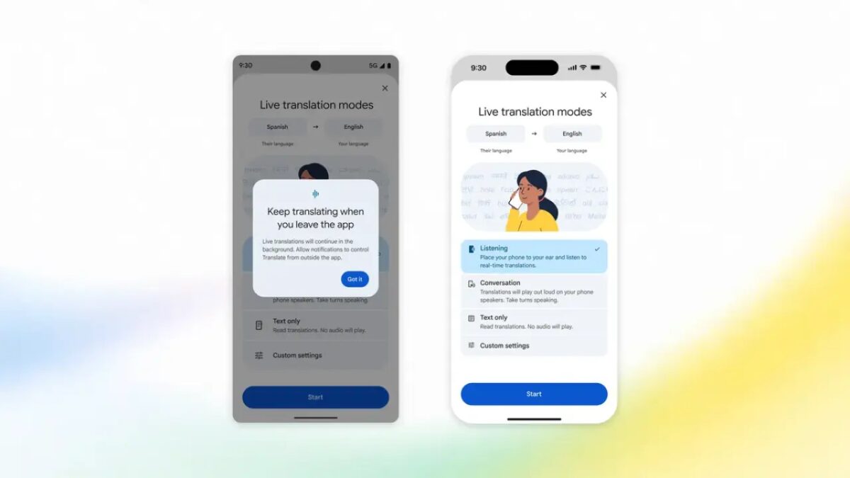 Google Translate добавил фоновые переводы на Android и вывод в динамик на iPhone